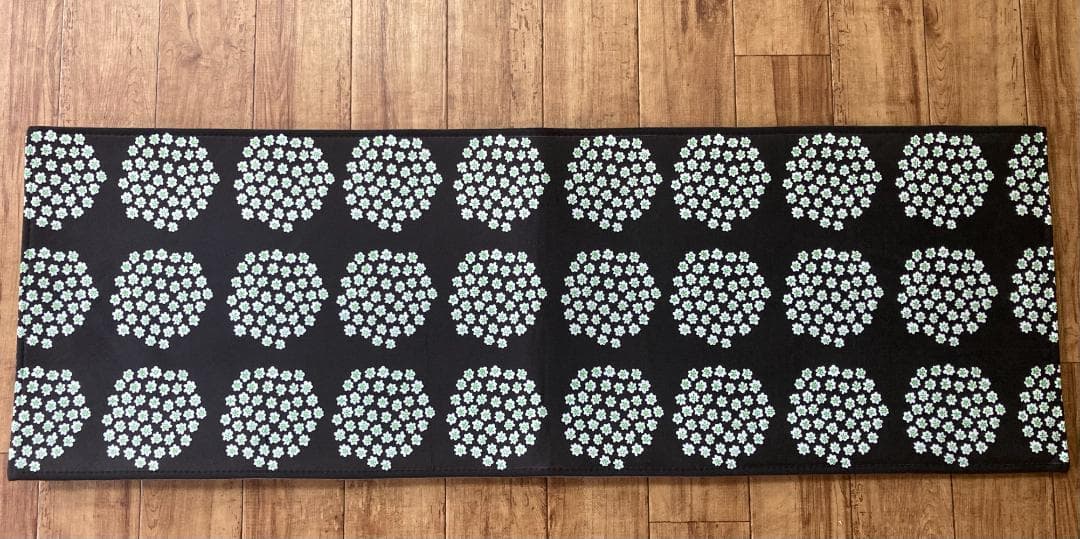マリメッコ marimekko Puketti ブラック【40×120】 | 2枚目