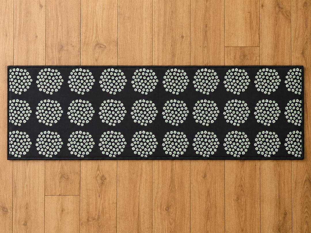 マリメッコ marimekko Puketti ブラック【40×120】 | 9枚目