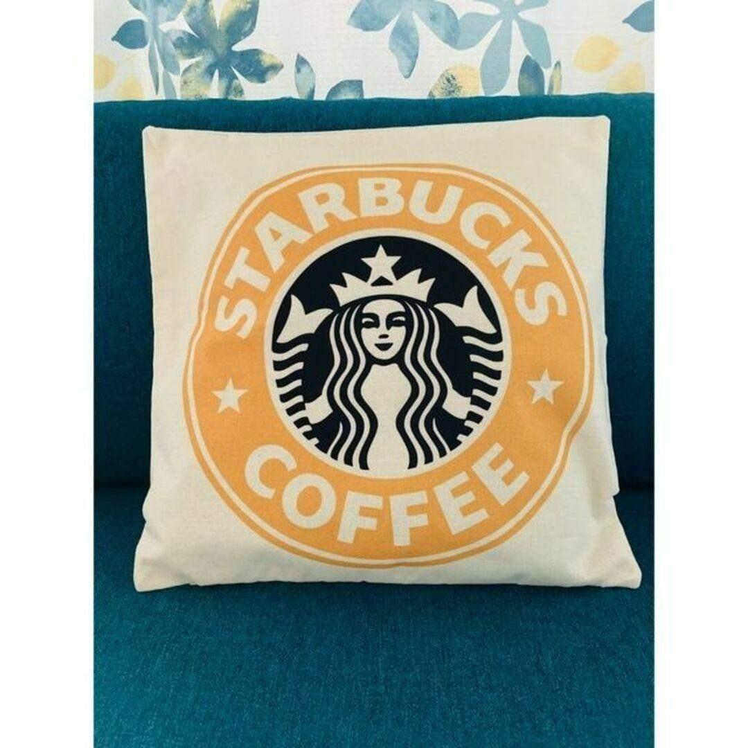 スタバ・クッションカバー イエロー 45x45cm | 2枚目