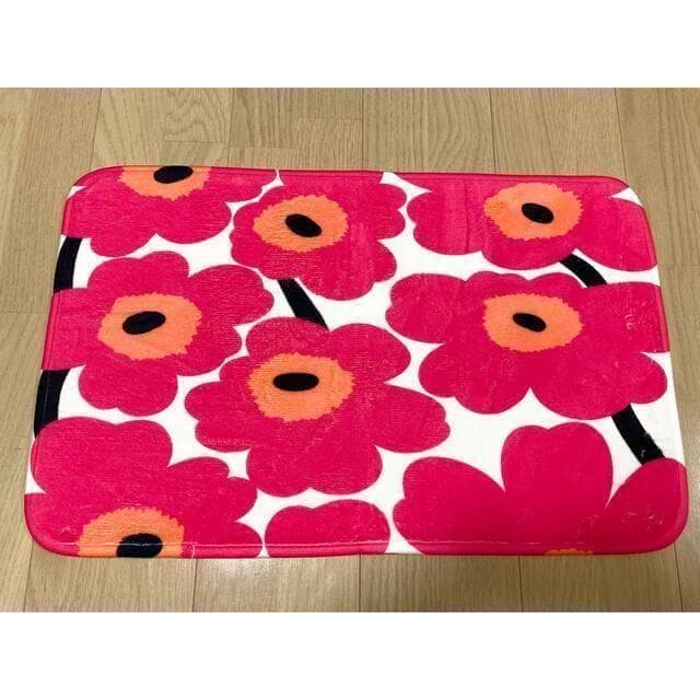 マリメッコ marimekko・マット ピンク【40センチ×60センチ】 | 2枚目