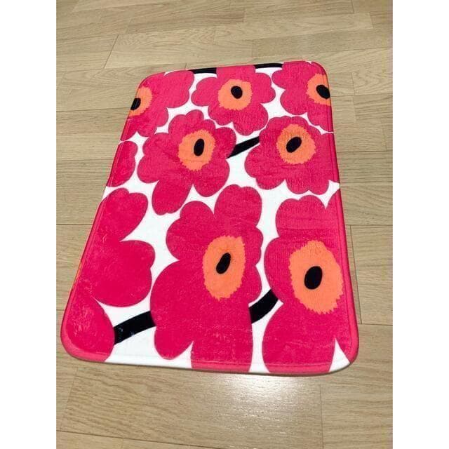 マリメッコ marimekko・マット ピンク【40センチ×60センチ】 | 3枚目