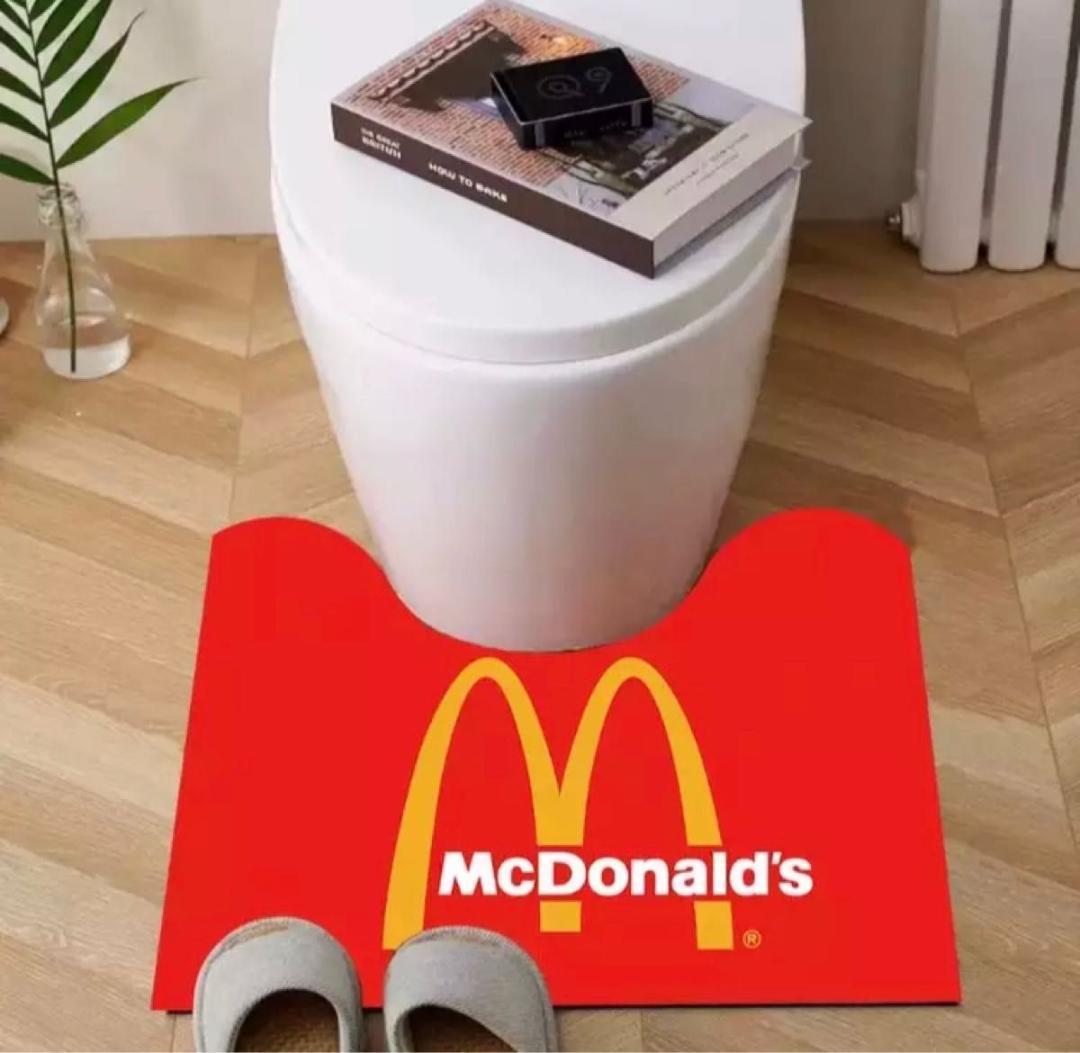 マック・トイレマット レッド