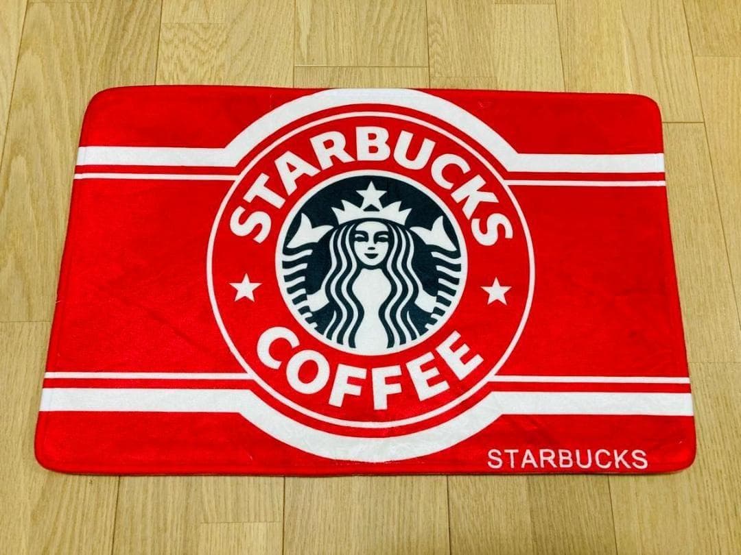 ★大人気★スタバ・マット★レッド★【40センチ×60センチ】 スタバ | 2枚目
