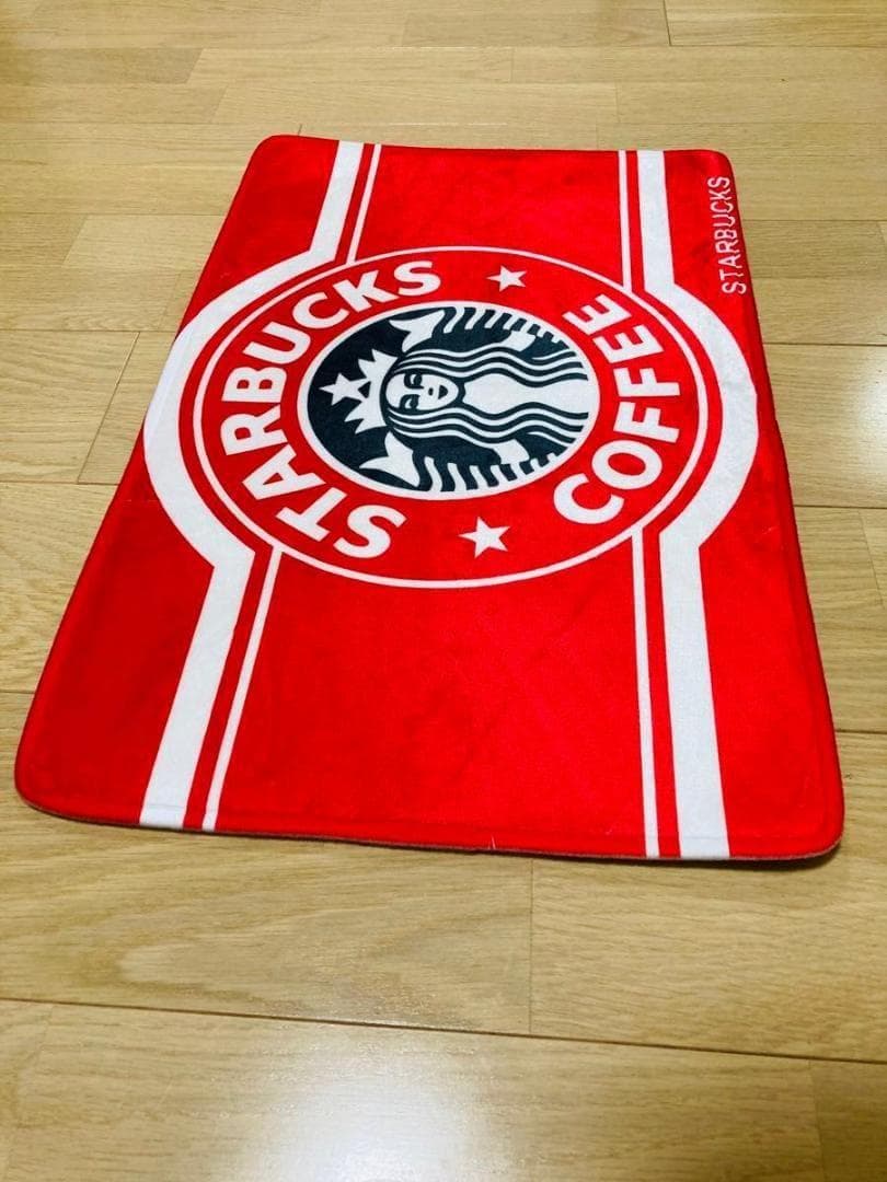★大人気★スタバ・マット★レッド★【40センチ×60センチ】 スタバ | 3枚目