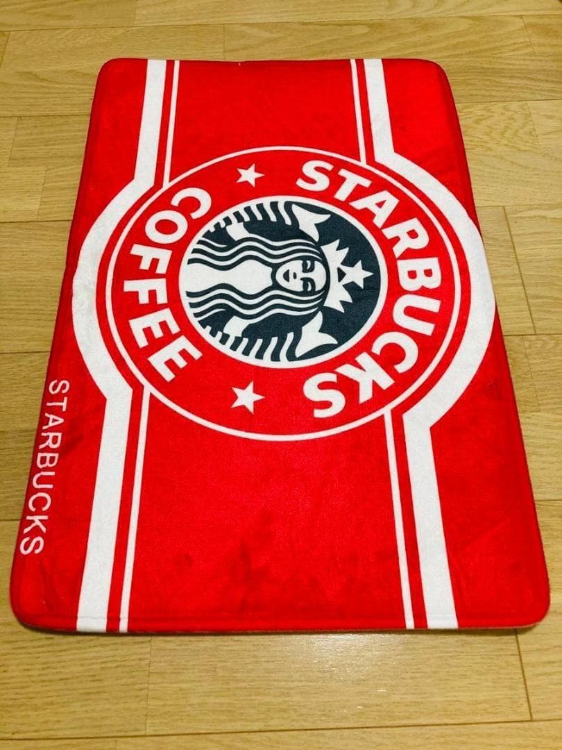 ★大人気★スタバ・マット★レッド★【40センチ×60センチ】 スタバ | 4枚目