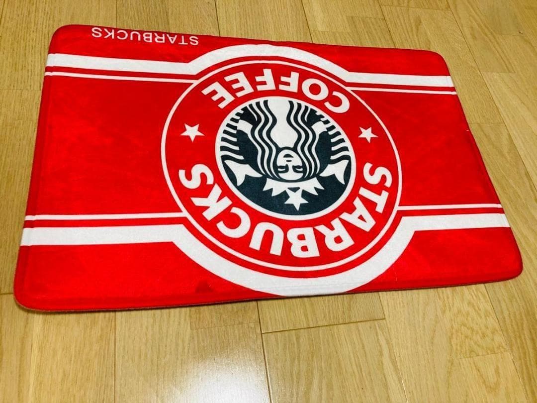 ★大人気★スタバ・マット★レッド★【40センチ×60センチ】 スタバ | 5枚目