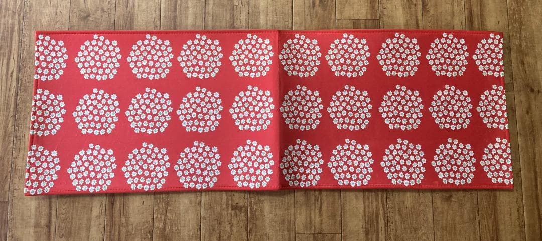 マリメッコ marimekko Puketti レッド マット【40×120】 | 2枚目