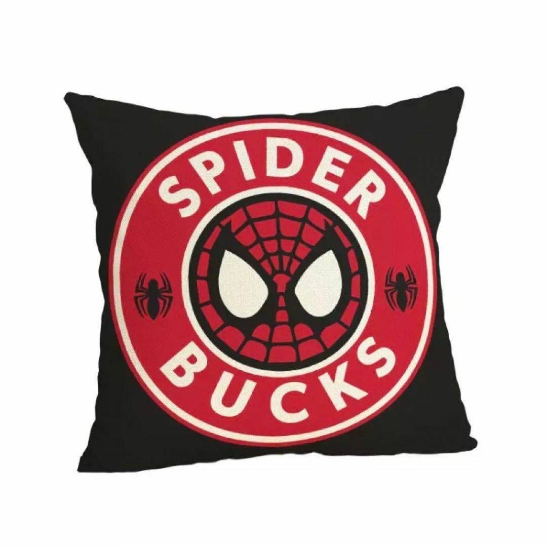 スパイダーマン・座布団カバー ブラック【55✖︎59】
