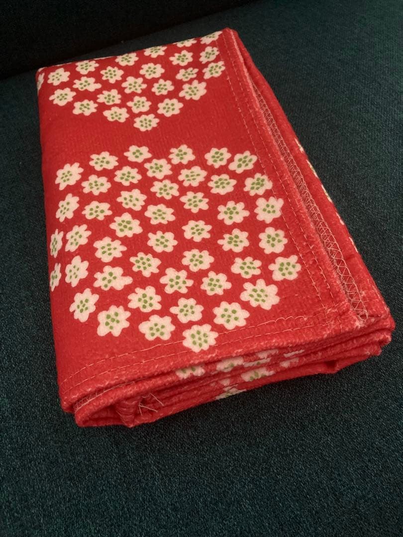 マリメッコ marimekko Puketti レッド タオル 50×100
