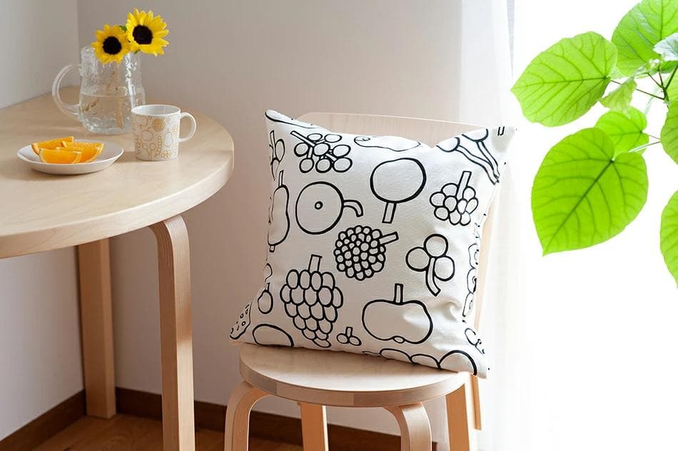 iittala イッタラ フルッタ クッションカバー ブラック 45×45cm | 8枚目