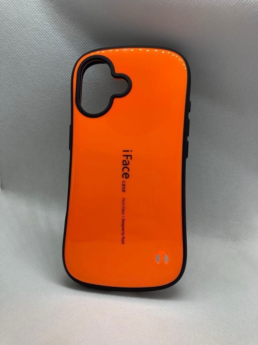iFace アップル iPhone16 オレンジ