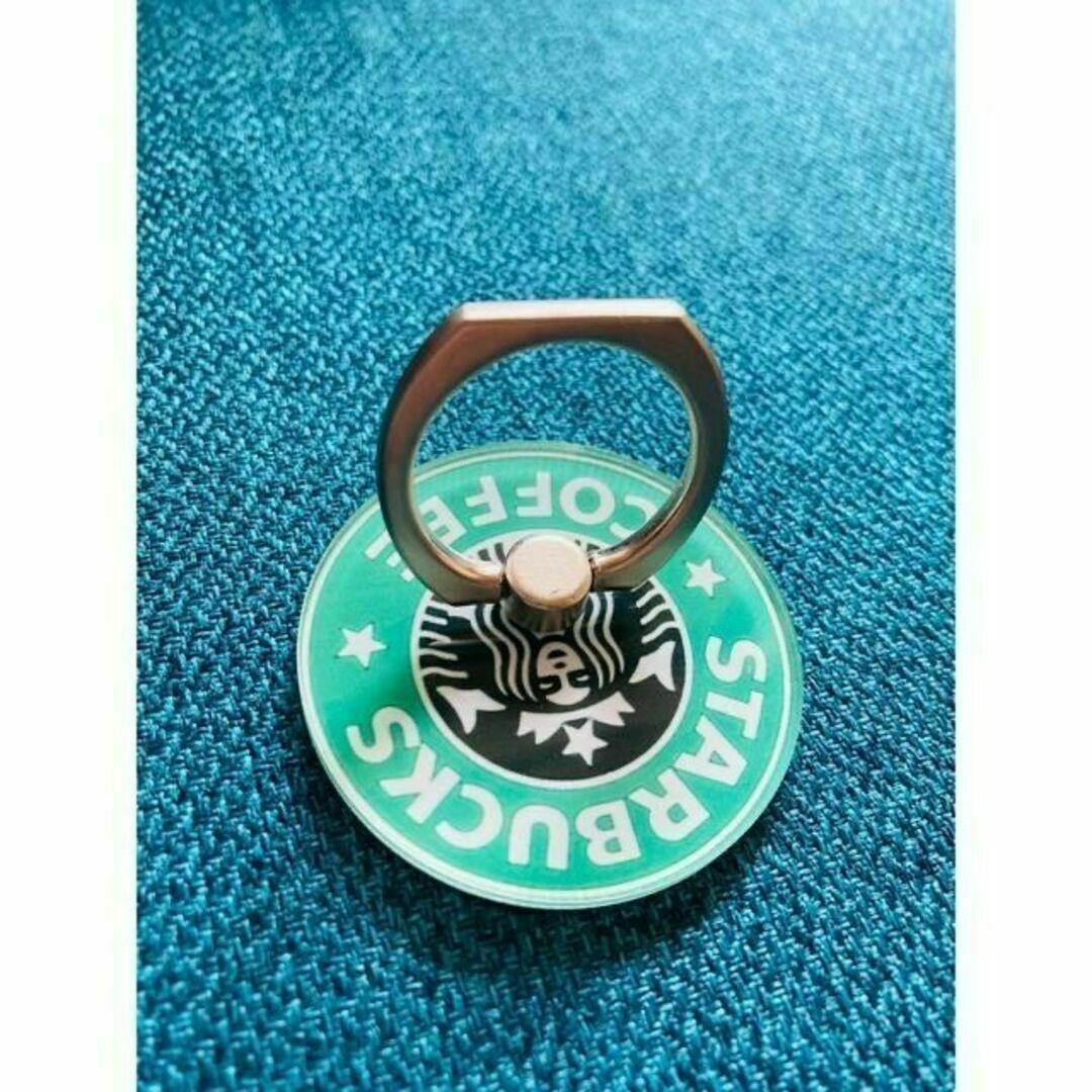 ✨大人気✨スタバ・スマホリング✨グリーン | 4枚目