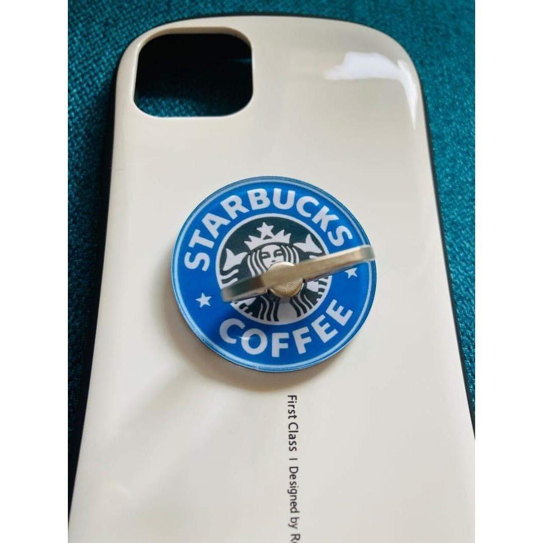 ★大人気★スタバ・スマホリング★ブルー | 4枚目