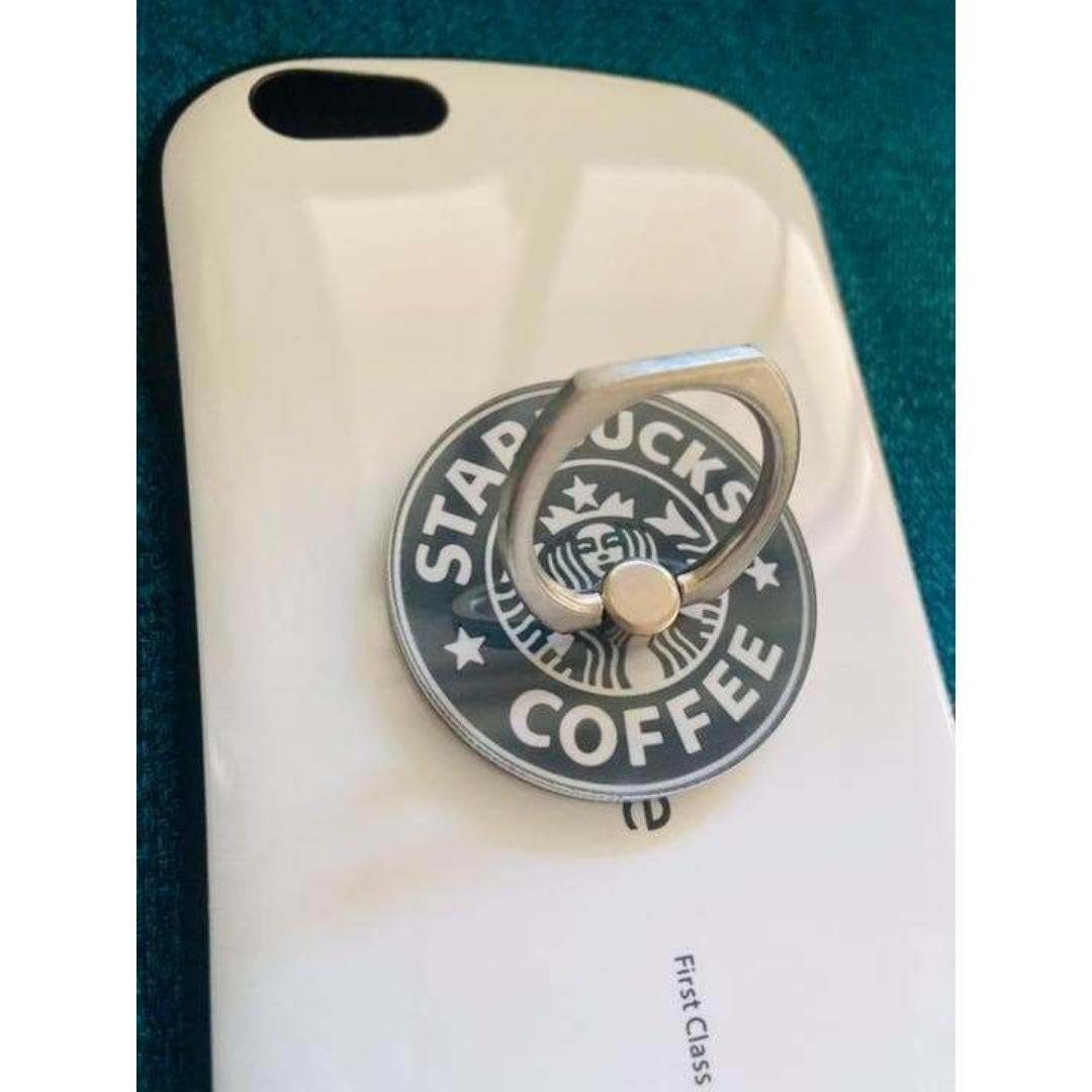 ✨大人気✨スタバ・スマホリング✨ブラック | 3枚目