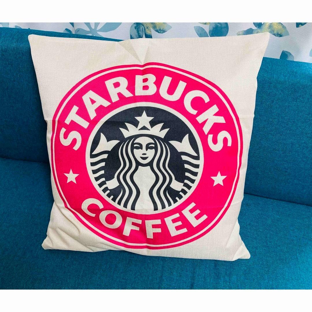 スタバ・クッション・座布団カバー ピンク 55×59 | 5枚目
