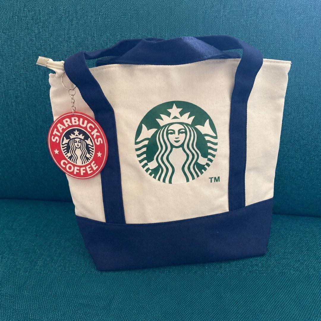 スタバ・トートバッグ ダックブルー