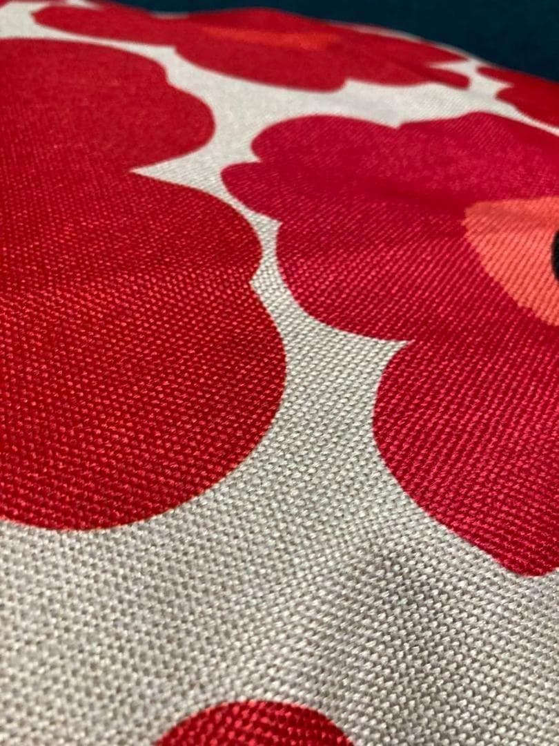 マリメッコ marimekko 座布団カバー ピンク55x59cm | 6枚目