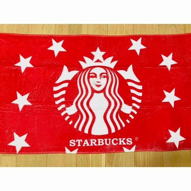 ★残り１点★スタバ・マット★レッド【40センチ×120センチ】 | 3枚目