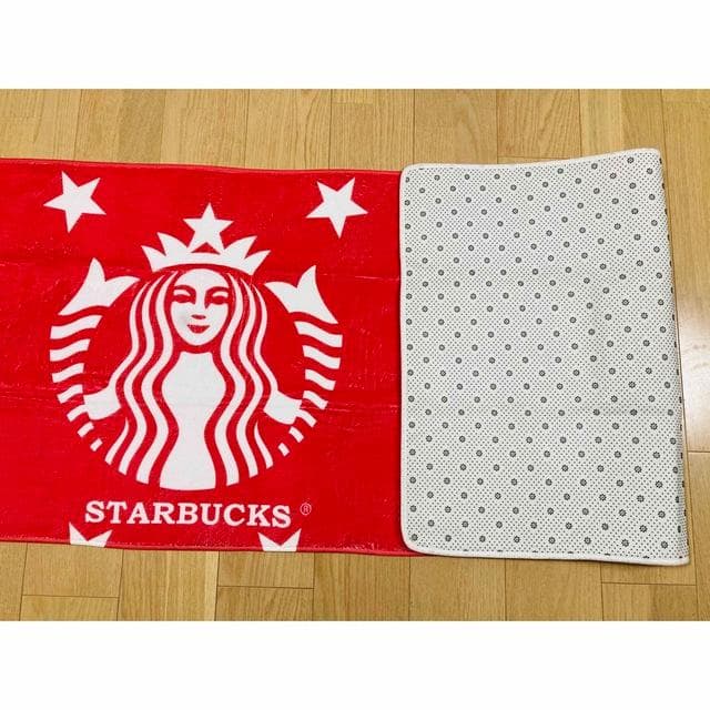★残り１点★スタバ・マット★レッド【40センチ×120センチ】 | 6枚目