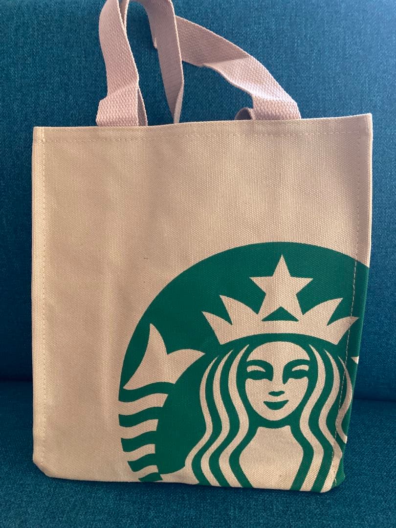 スタバ・トートバッグ ベージュ