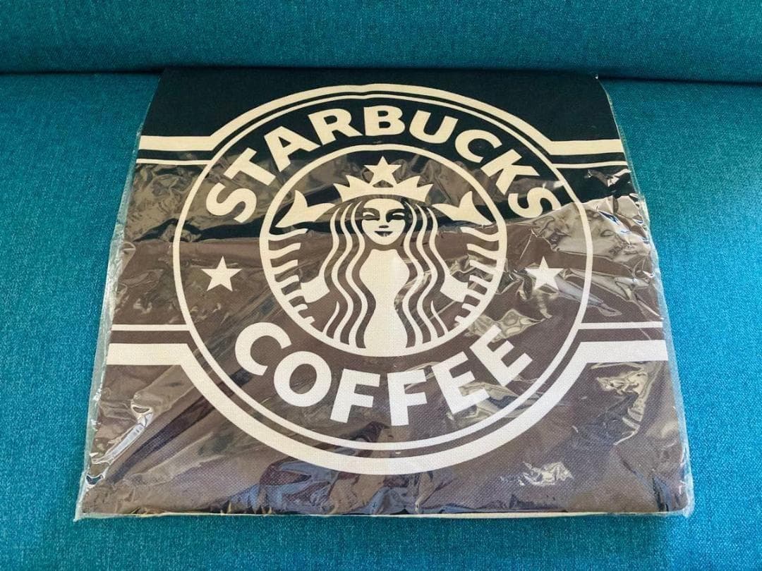 ★大人気★スタバ★クッションカバー★ブラック 45x45cm | 5枚目