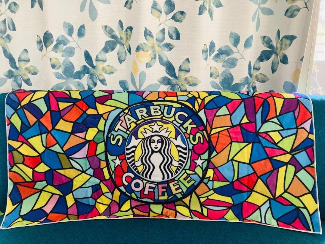 ★大人気★スタバ・タオル★ステンドグラス【36センチ×82センチ】 | 2枚目