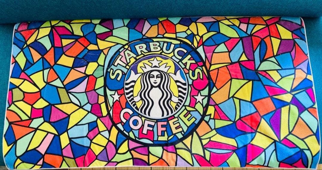 ★大人気★スタバ・タオル★ステンドグラス【36センチ×82センチ】 | 3枚目