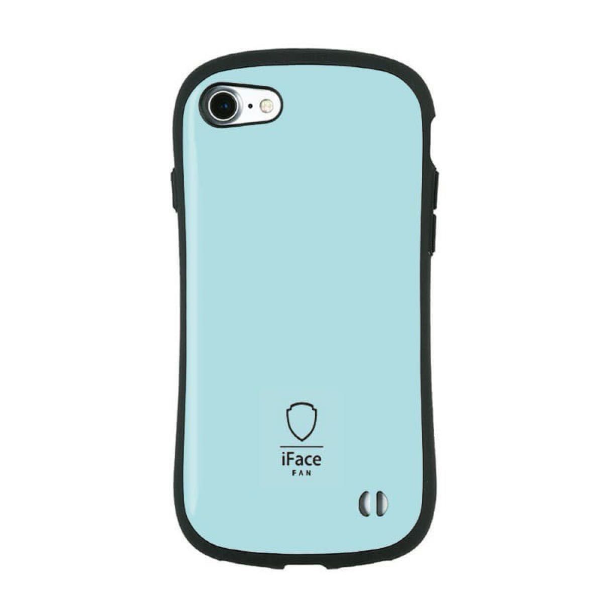 iFace アップル iPhoneSE3/SE2/7/8兼用 くすみブルー
