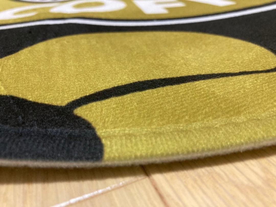 ★大人気★スタバ・ラウンドカーペット★イエロー | 5枚目
