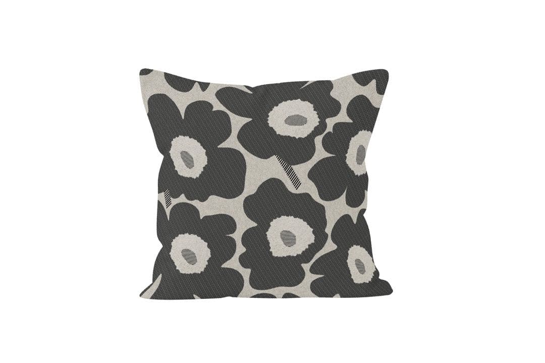 マリメッコ marimekko 座布団カバー ブラック55x59cm