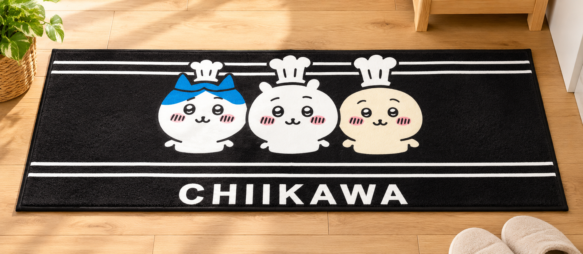 Chiikawa マット ブラック【40センチ×120センチ】 | 2枚目