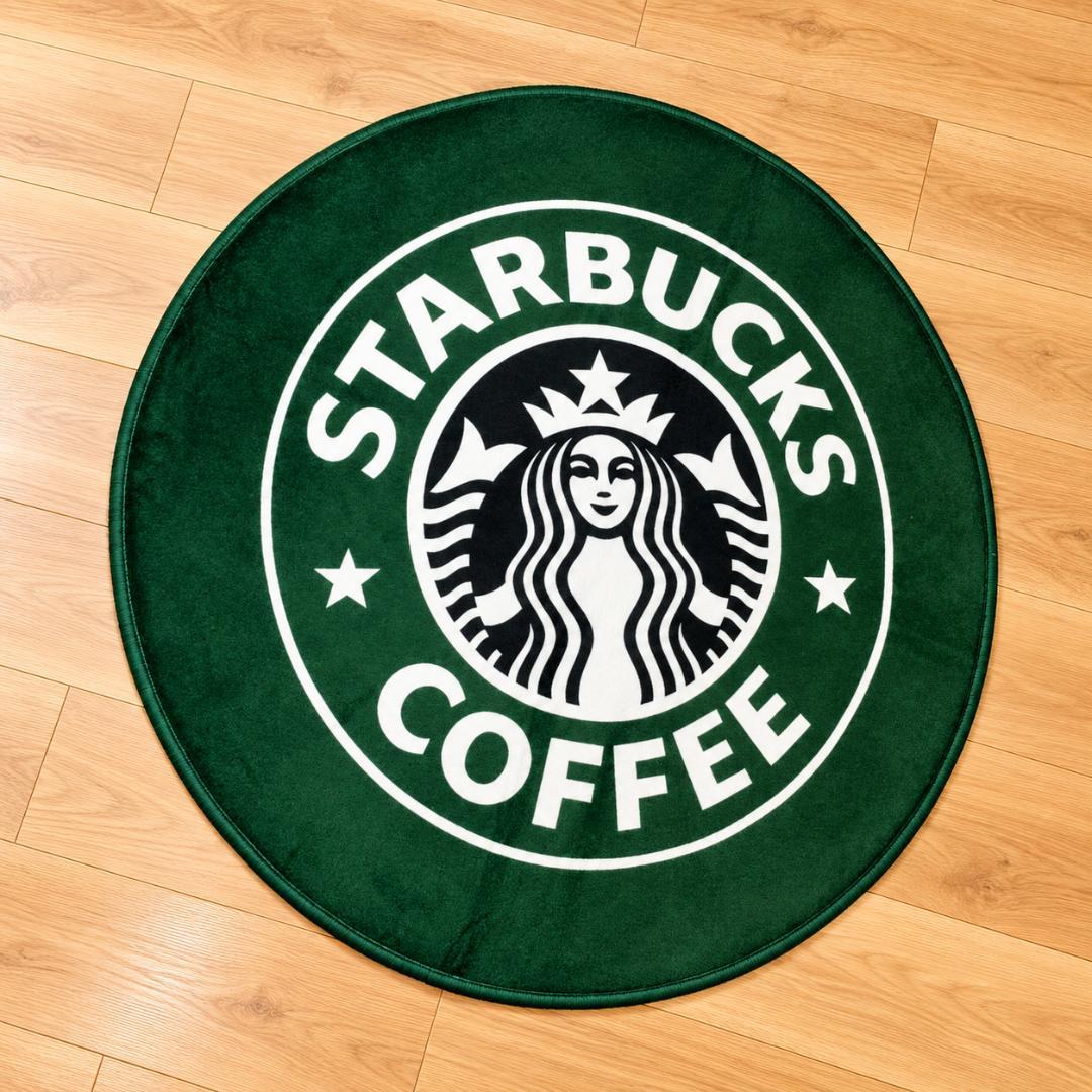 スタバ ラウンドカーペット ステンドグラス　直径80cm | 3枚目