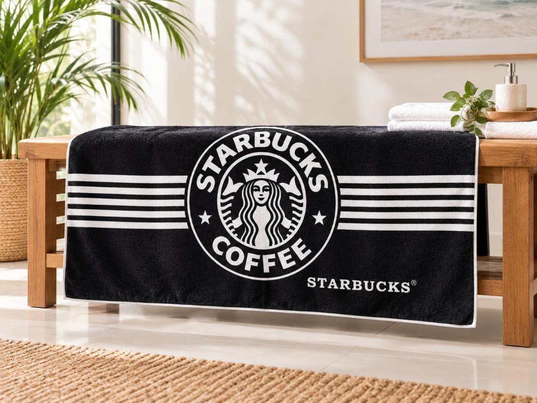 スタバ・タオル ブラック【50センチ×100センチ】