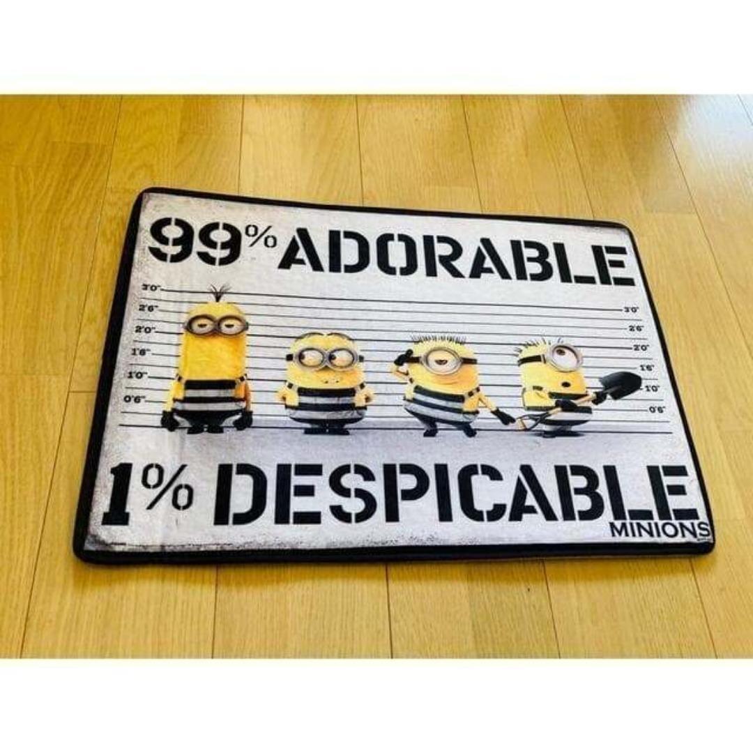 MINIONS ミニオン ステンドグラス マット 40×60 | 2枚目