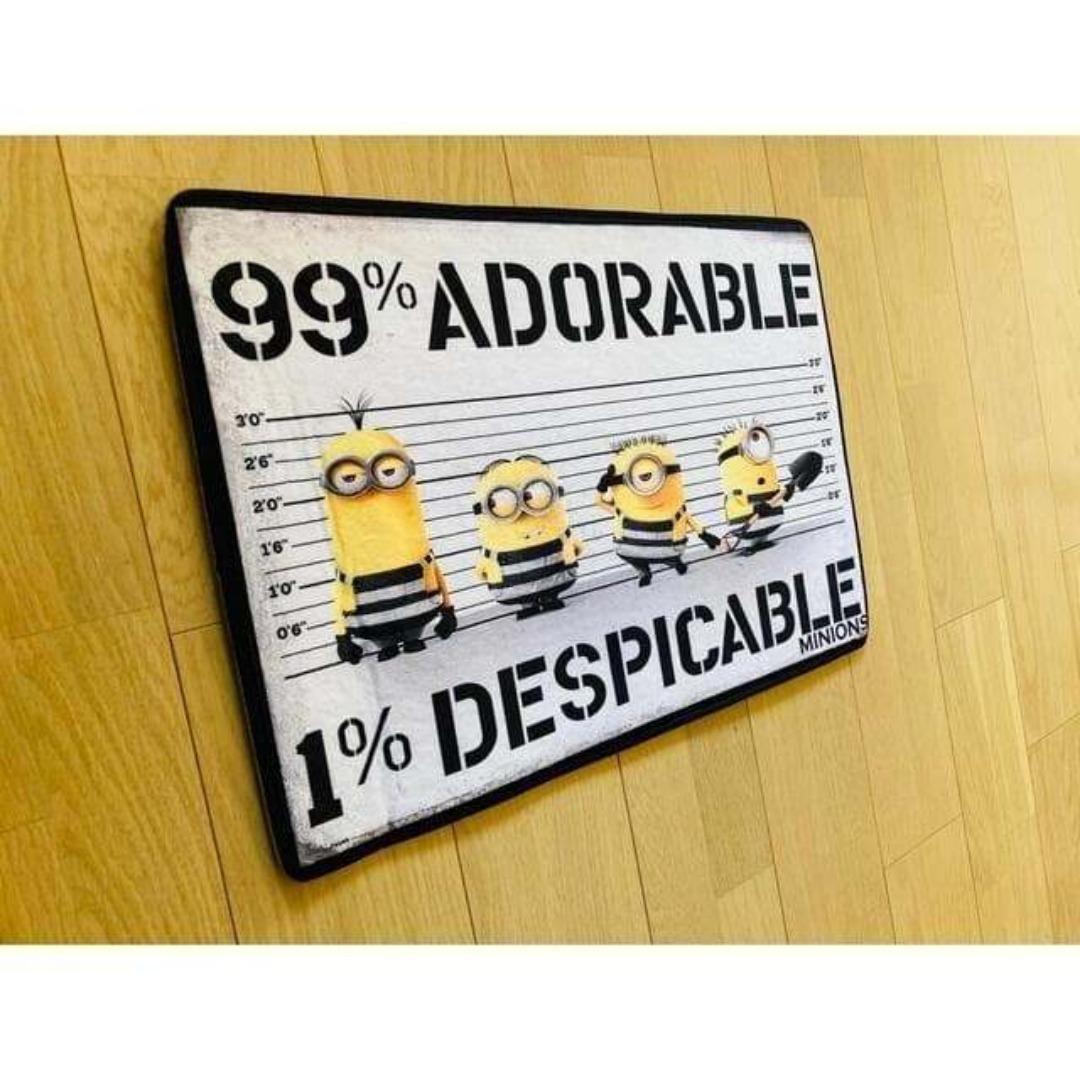 MINIONS ミニオン ステンドグラス マット 40×60 | 3枚目