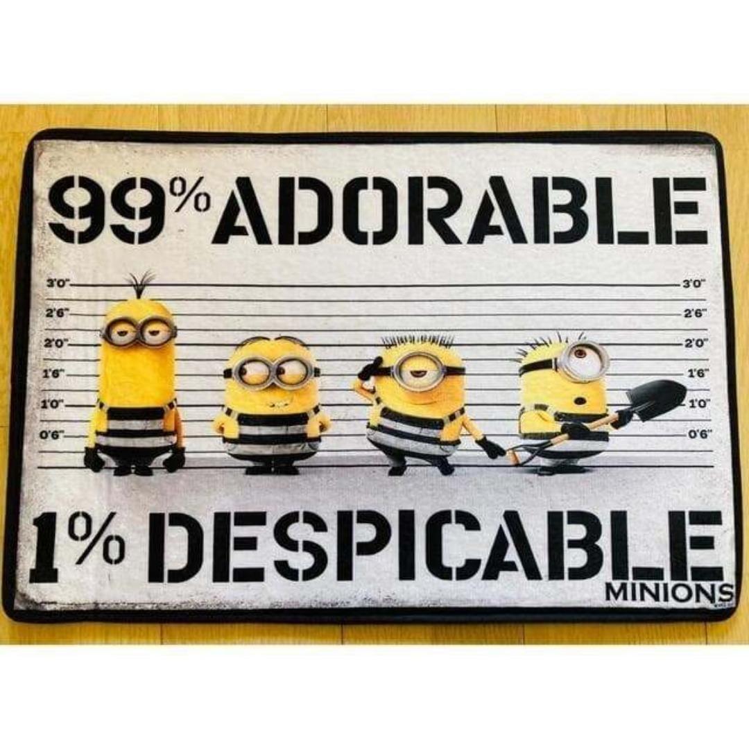 MINIONS ミニオン ステンドグラス マット 40×60 | 6枚目