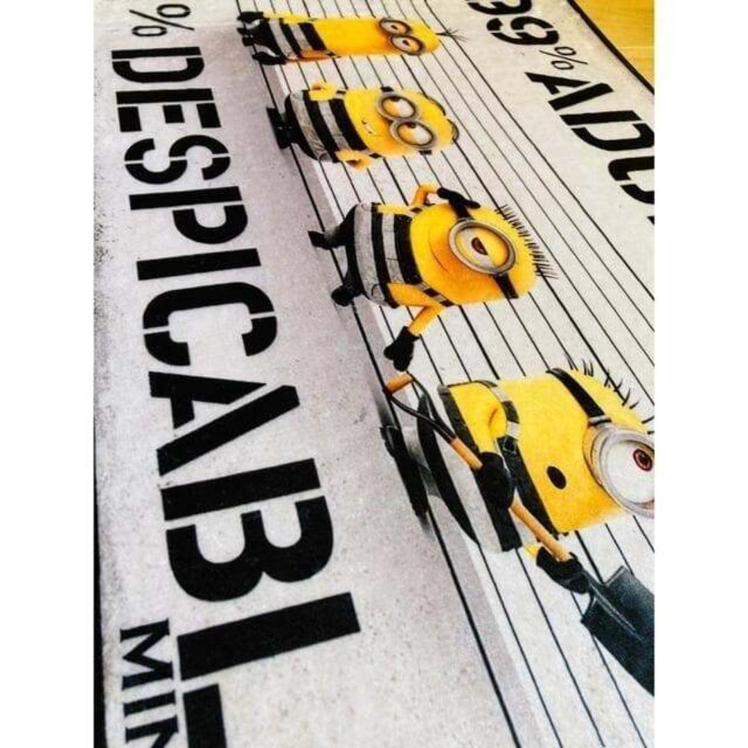 MINIONS ミニオン ステンドグラス マット 40×60 | 7枚目