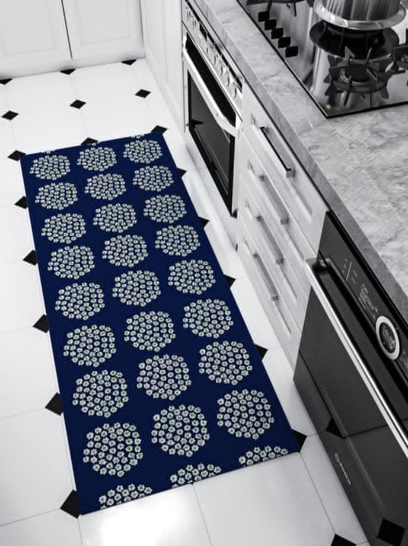 マリメッコ marimekko Puketti ブルー マット【60×180】