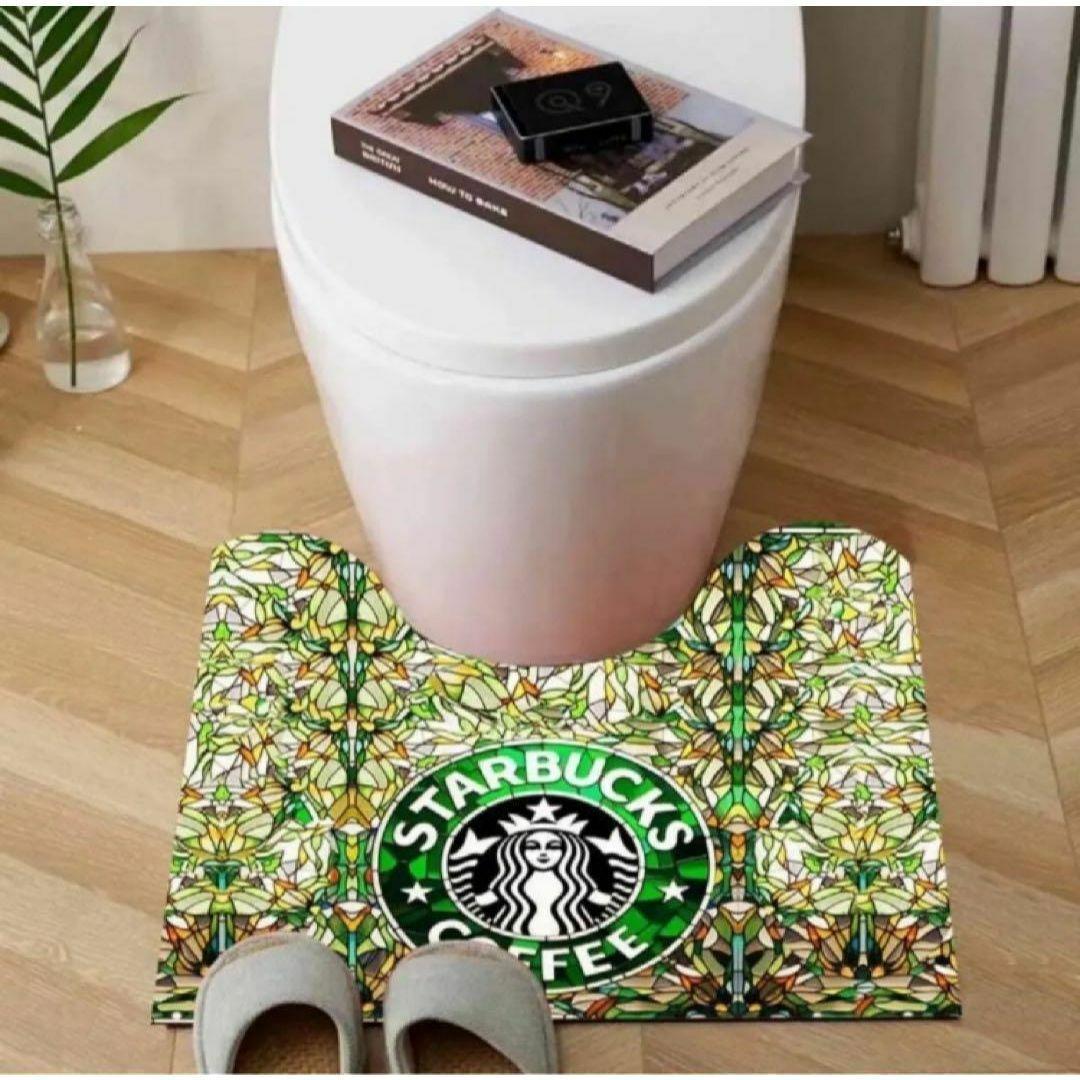 スタバ トイレマット ステンド柄