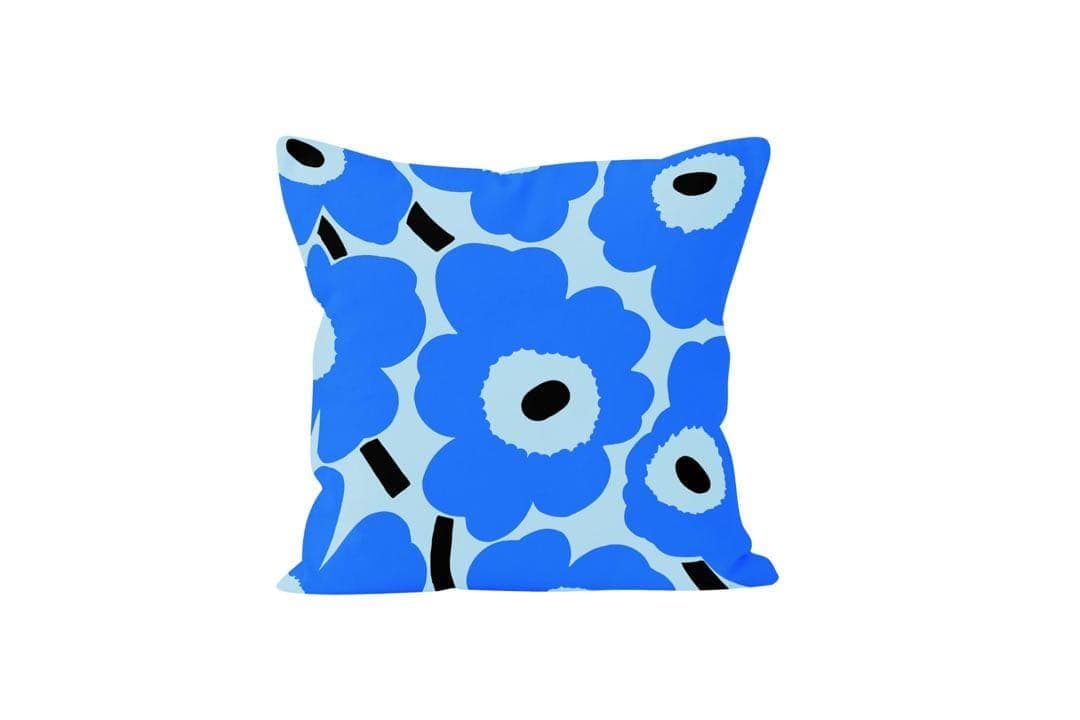 マリメッコ marimekko クッションカバー ブルー 45x45cm