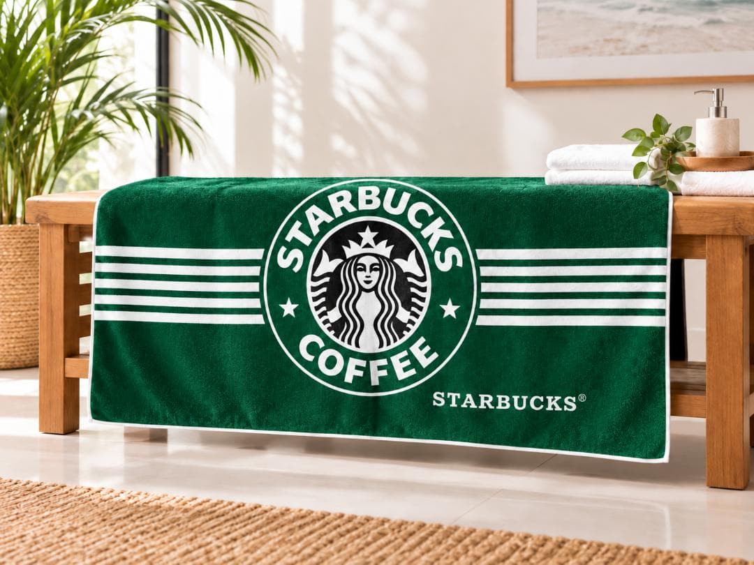スタバ・タオル グリーン【50センチ×100センチ】