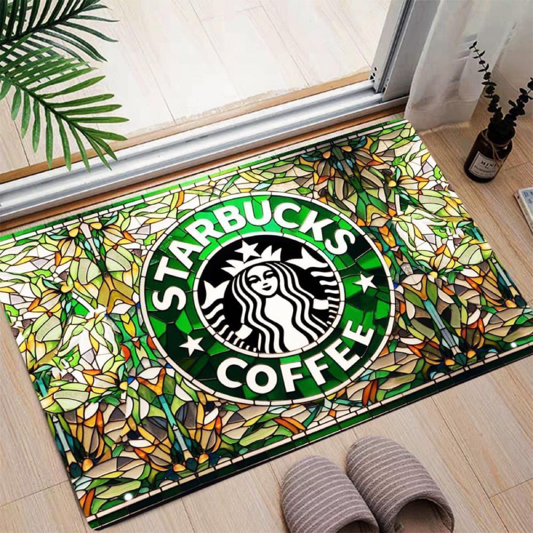 ★大人気★スタバ・マット★ステンドグラス★【40センチ×60センチ】