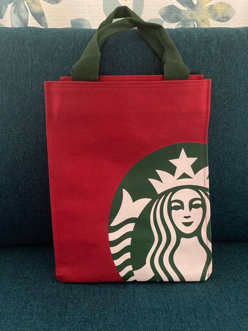 スタバ・トートバッグ レッド