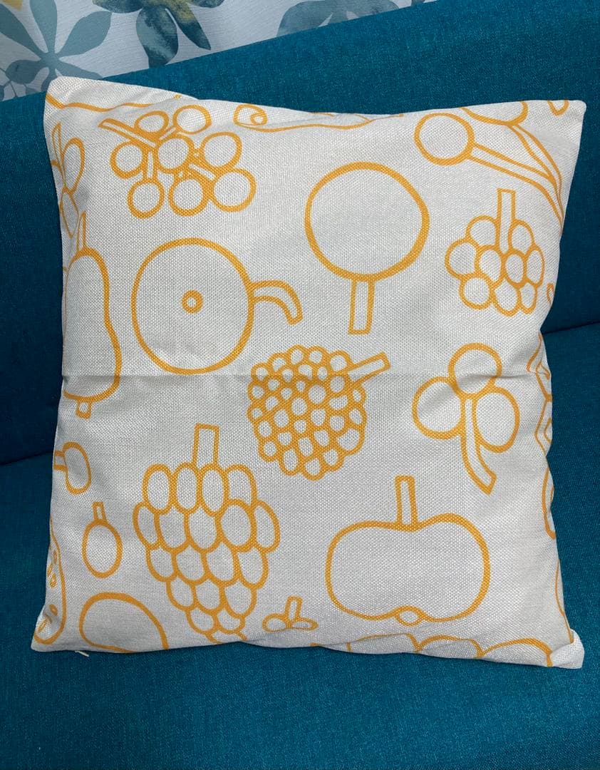 iittala イッタラ フルッタ クッションカバー イエロー 45×45cm | 2枚目