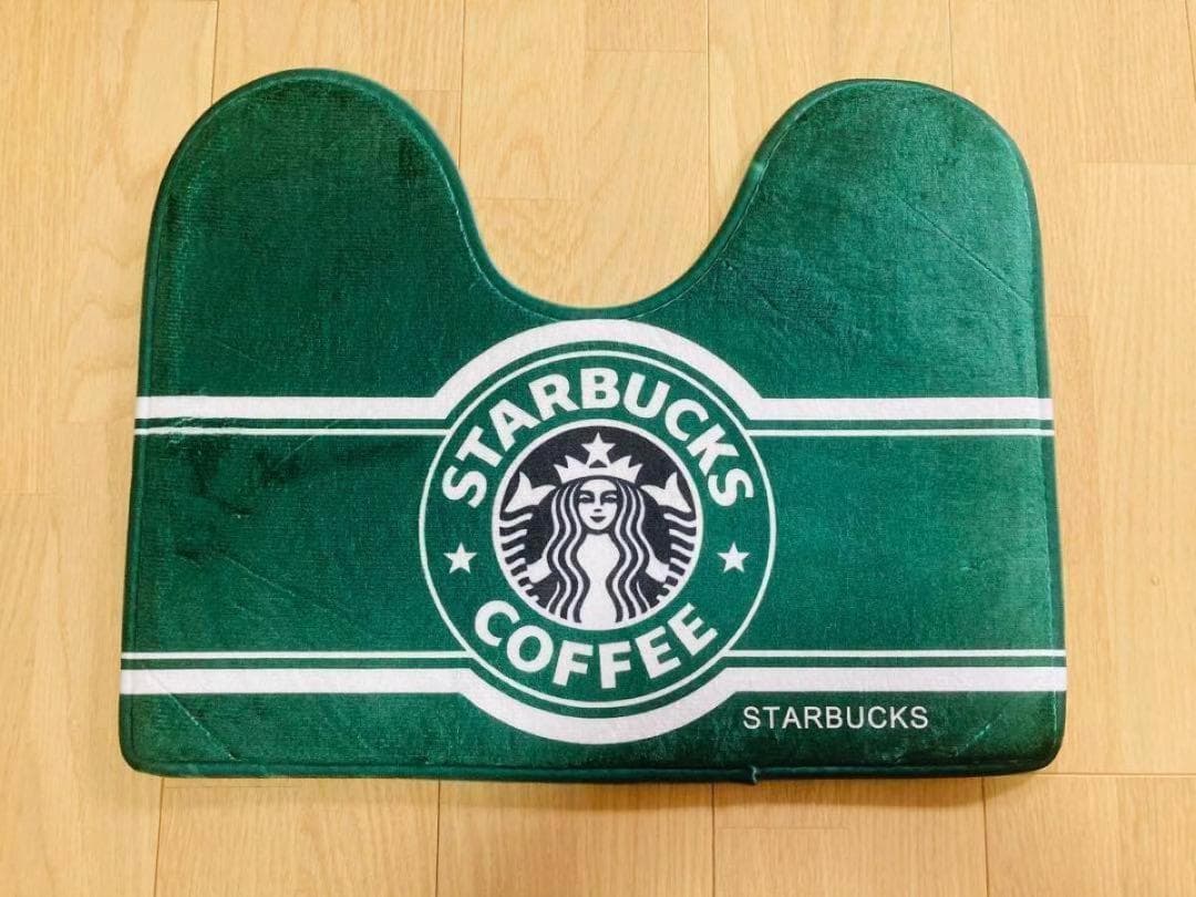 スタバ・トイレカバー&マット グリーン | 5枚目