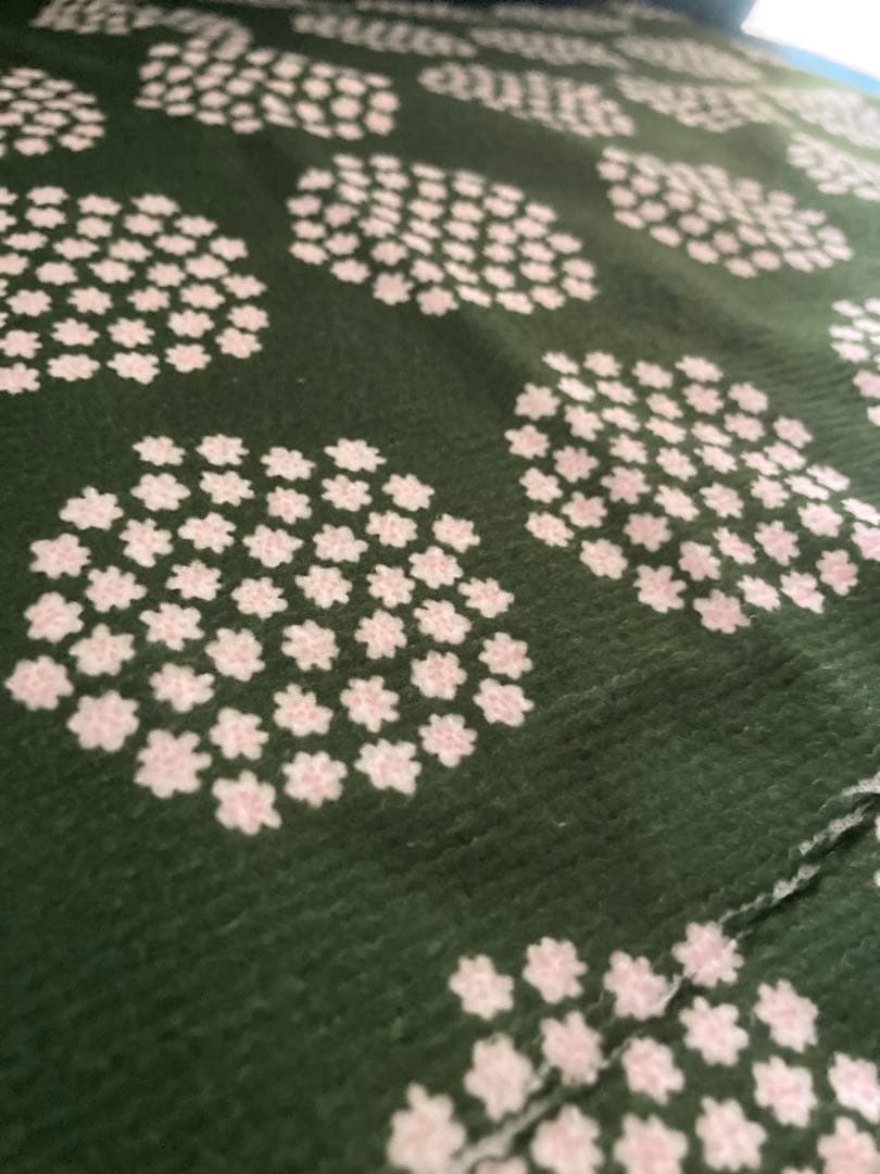 マリメッコ marimekko Puketti グリーン タオル 50×100 | 4枚目