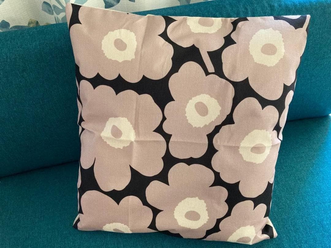 マリメッコ marimekko 座布団カバー ベージュ 45x45cm | 4枚目