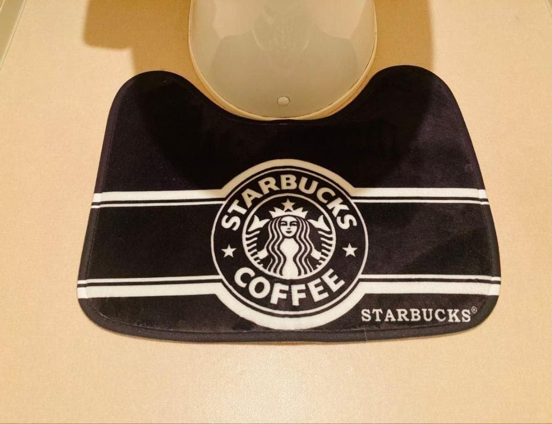 スタバ・トイレカバー&マット ブラック | 5枚目